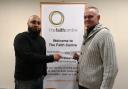Chairman of The Faith Centre Yusef Asghar and Russell Holmes