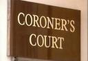 Picture of Coroner's court sign
