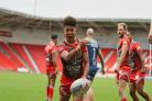 Phoenix Laulu-Togaga’e (front) has been nominated for the Betfred League 1 Young Player of the Year award. Pic: Jonny Tomes-Green
