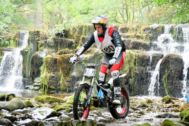 Dougie Lampkin takes on the course