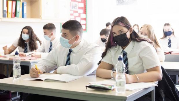 Bradford Telegraph and Argus: Face masks are required to be worn in secondary schools now (PA)