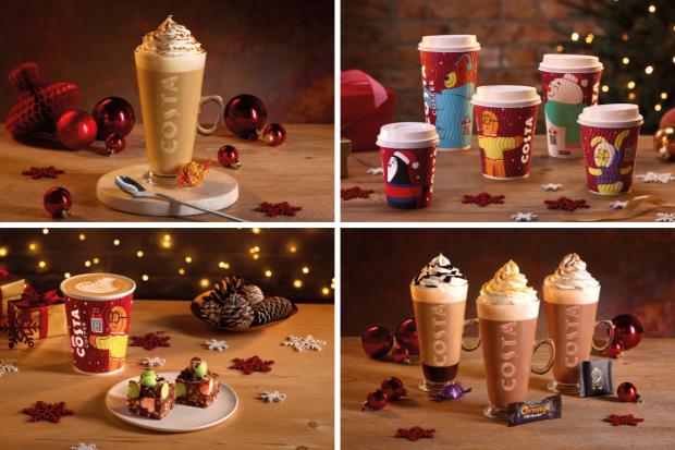 Bradford Telegraph and Argus: Costa's festive menu has new food and drink items (Costa Coffee/Canva)