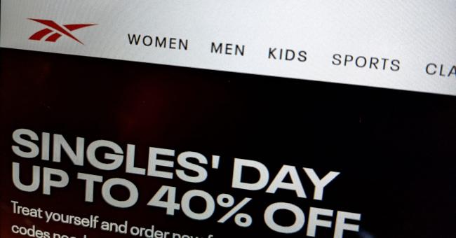 Singles' Day: Get up to 40% off Reebok in online sale