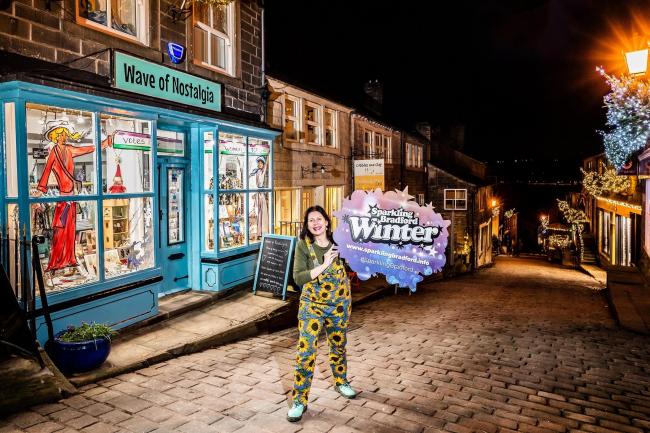 Diane Park, owner of Wave of Nostalgia, has hailed Haworth's first late night shopping event a success
