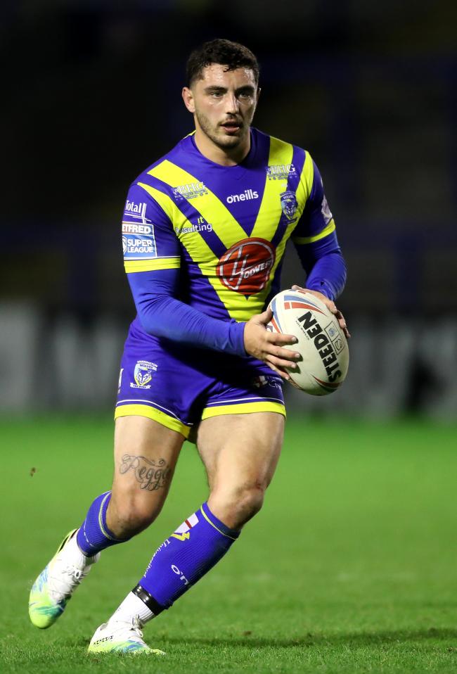 Former Warrington Wolves half-back Dec Patton is likely to be key to any success Bulls have this season, and he will be making his debut tomorrow. Pic: PA.