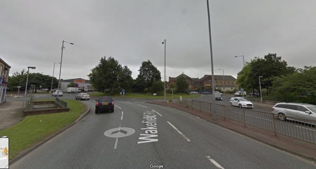 Bowling Back Lane roundabout on Wakefield Road. Pic: Googlestreetview