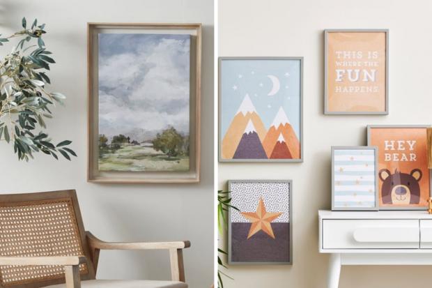 Bradford Telegraph and Argus: Choose from a selection of wall art (Dunelm)
