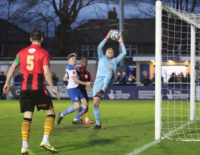 Avenue goalkeeper George Sykes-Kenworthy has shone since making his debut for the club against Brackley Town in early December. Picture: Alex Daniel.