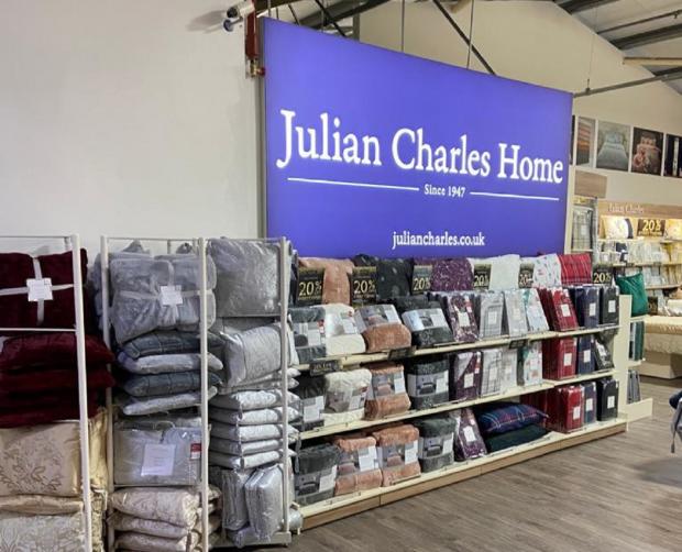 Bradford Telegraph and Argus: the Julian Charles concession at Tong Garden Centre 