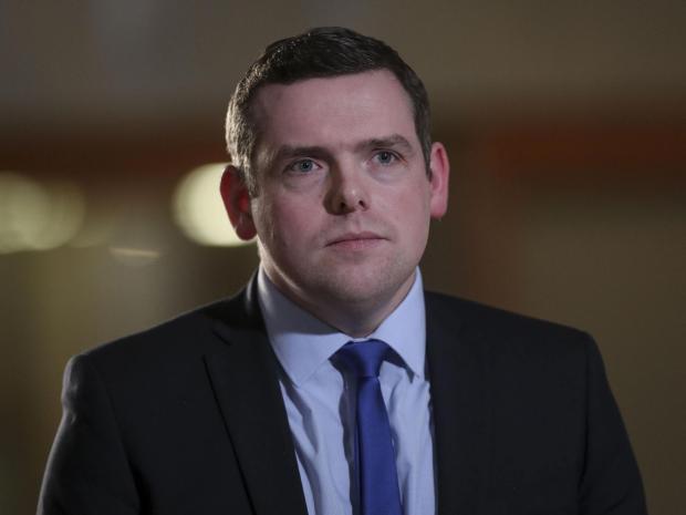 Bradford Telegraph and Argus: Douglas Ross said Mr Johnson must resign if he misled Parliament (Fraser Bremner/Daily Mail/PA)