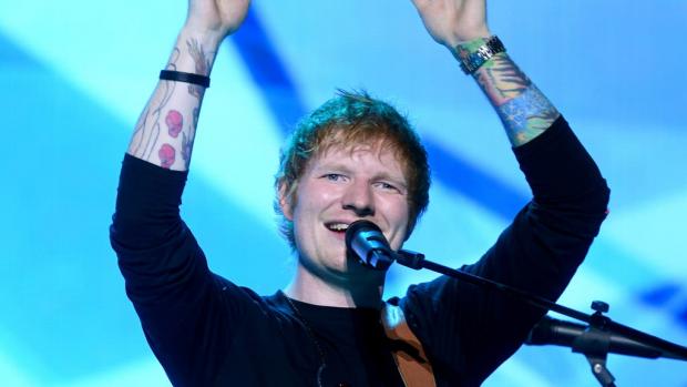 Bradford Telegraph and Argus: Sheeran's personalised guitar plectrums will be going up under the hammer (PA)