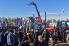 Farmers and machinery at Yorkshire Agricultural Machinery Show