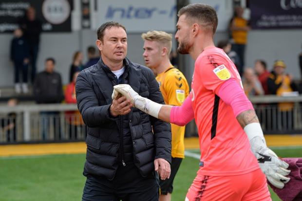 Derek Adams named Richard O'Donnell as his number one keeper. Picture: Tom Pearson