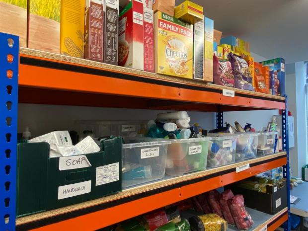 Bradford Telegraph and Argus: Food, drinks, and household good are included for those in need