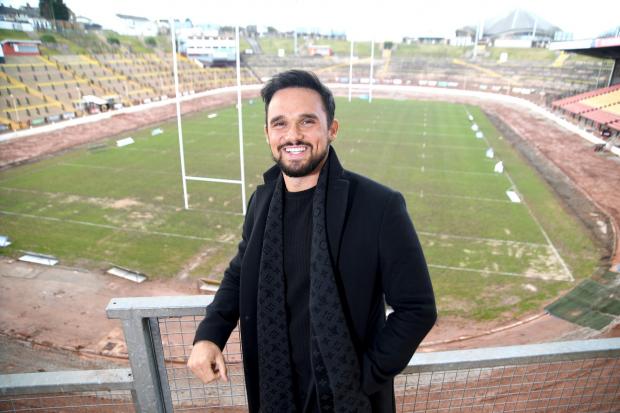 Bradford Telegraph and Argus: Gareth Gates at Odsal Stadium, where he is staging festivals featuring major pop acts in June