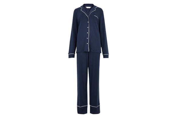 Bradford Telegraph and Argus: Cotton Modal Rever Collar Pyjama Set (M&S/Canva)