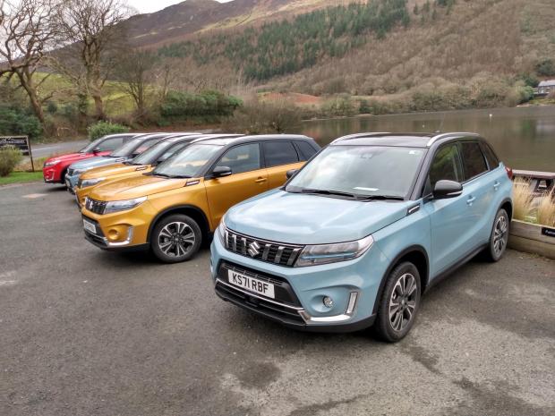 Bradford Telegraph and Argus: The full hybrid Suzuki Vitara on test in Cheshire and Wales during the launch event 