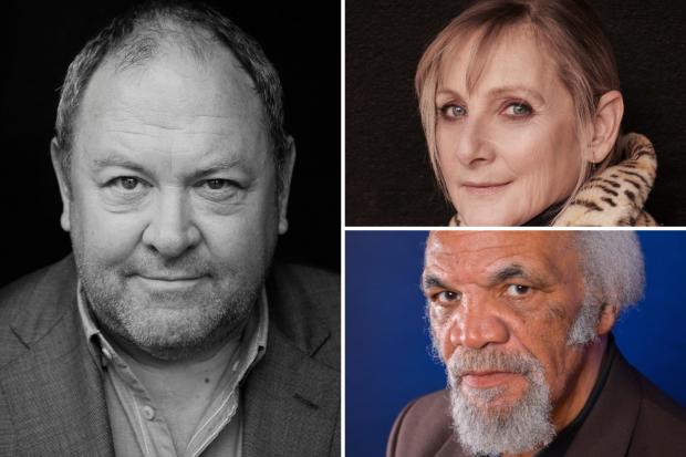 Bradford Telegraph and Argus: Members of the original cast of The Full Monty, pictured. Left, Mark Addy, top right Lesley Sharp and bottom right, Paul Barber.
