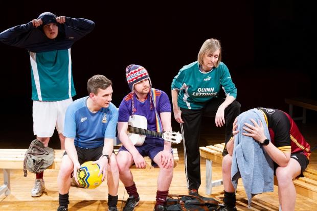 Bradford Telegraph and Argus: Bingley Little Theater presents jumpers for goalposts