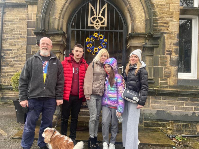 Ukrainian refugees visit Bradford and speak of their gratitude to the UK 