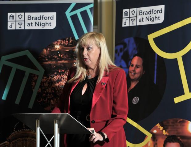 Bradford Telegraph and Argus: Elizabeth Murphy at the launch