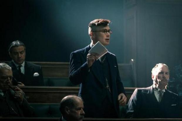 Bradford Telegraph and Argus: Thomas Shelby, lead character of BBC TV drama Peaky Blinders which was also filmed inside the Cater Street building 