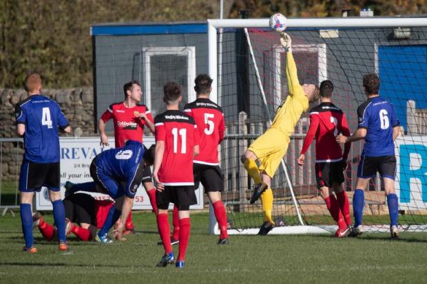 Silsden goalkeeper Sammy Lee returned for his side in their 3-0 defeat at Albion Sports in the Toolstation Northern East Counties League Premier Division
