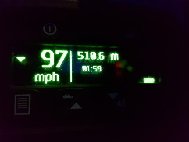 Bradford Telegraph and Argus: It was clocked doing 97mph. Picture: PC Martin Willis