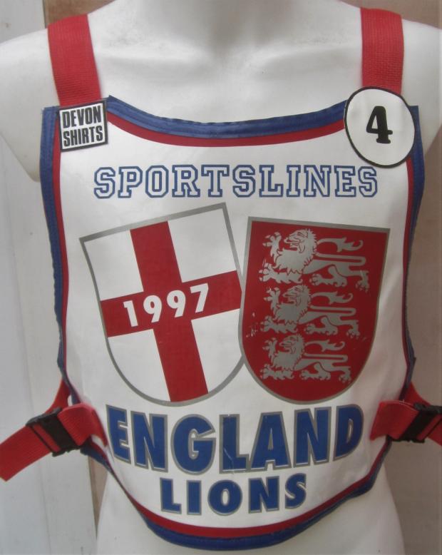 Bradford Telegraph and Argus: A speedway race jacket from the 1997 match between England Lions and Australia features at the auction