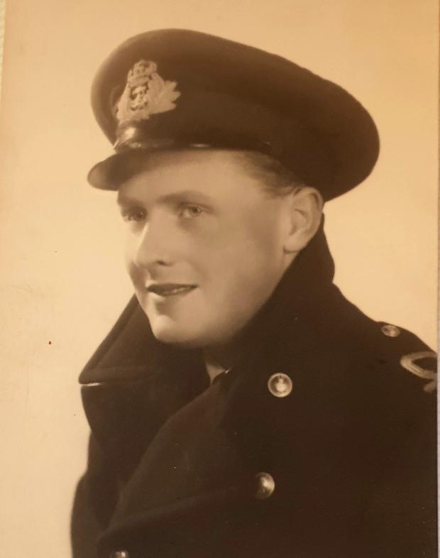 Bradford Telegraph and Argus: In Naval uniform in 1940