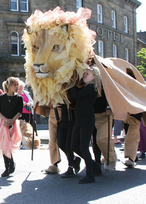 Bradford Telegraph and Argus: This lion took pride of place in the 2011 parade 