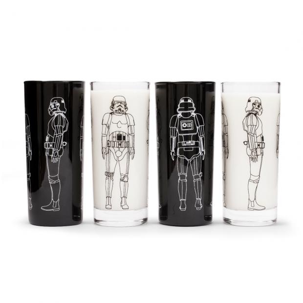 Bradford Telegraph and Argus: Star Wars Stormtrooper Set of 4 Glasses (Argos)