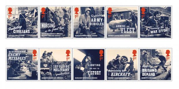 Bradford Telegraph and Argus: The full collection of stamps (Royal Mail/PA)