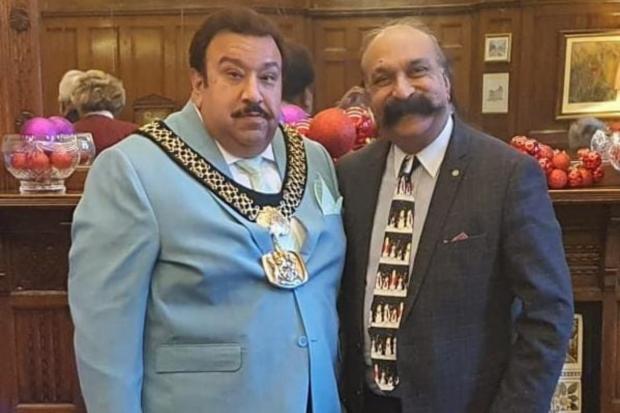 Bradford Telegraph and Argus: Pictured, Lord Mayor of Bradford Cllr Shabir Hussain and Dr Manoj Joshi.