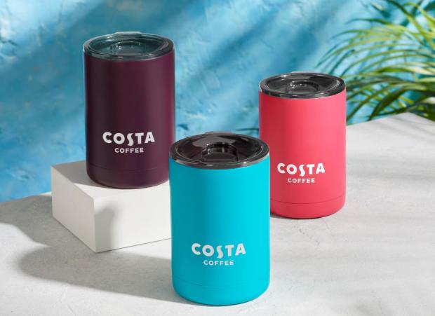 Bradford Telegraph and Argus: Neon Desk Cups (Costa Coffee)