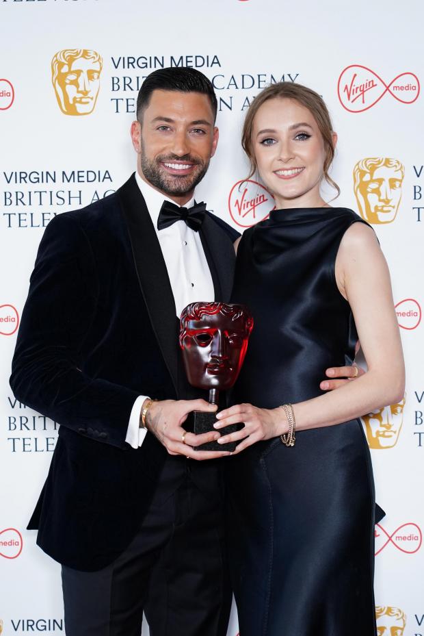 Bradford Telegraph and Argus: Best moment Bafta TV winners Rose Ayling-Ellis and Giovanni Pernice (left) at the Virgin BAFTA TV Awards 2022. Credit: PA