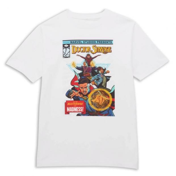 Bradford Telegraph and Argus: Marvel Dr Strange Star Comic Oversized Heavyweight T-Shirt (Zavvi)