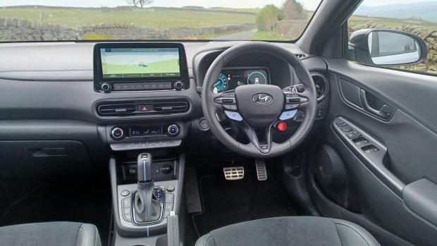 Bradford Telegraph and Argus: The Kona N's sporty interior is also appealing 