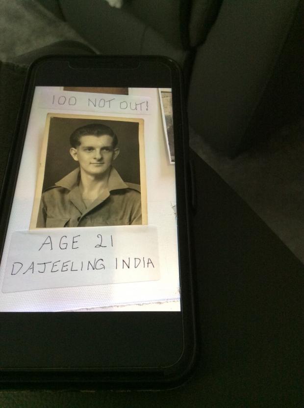 Bradford Telegraph and Argus: Frank in uniform when he was stationed in India 