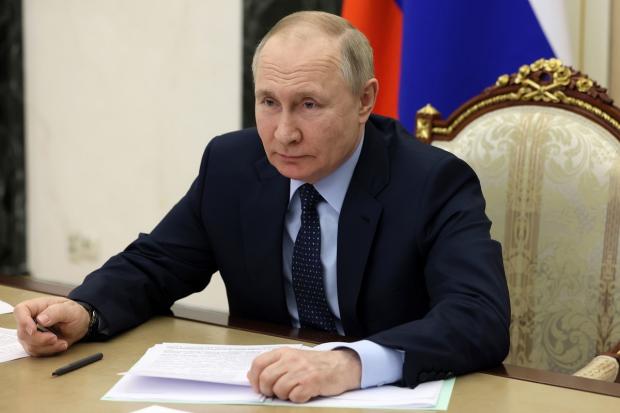 Russian President Vladimir Putin. Pic: Mikhail Metzel/Sputnik, Kremlin via AP, Pool
