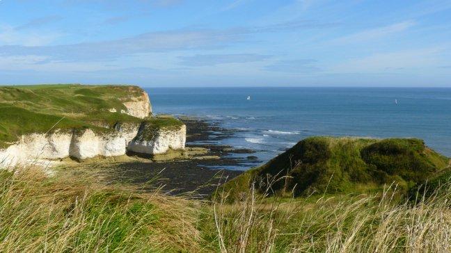 A view of Flamborough Head, taken by Les Smith, of Highfield Mews, East Morton, Keighley.