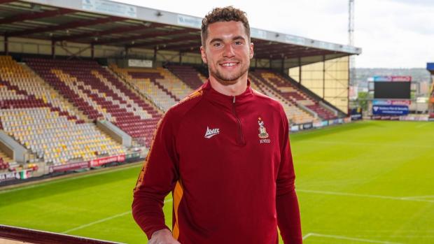 Bradford Telegraph and Argus: Harry Lewis cannot wait to begin pre-season with his new club