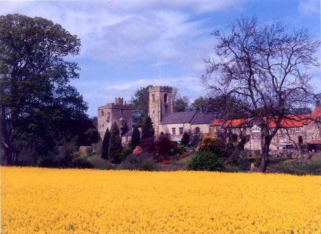 West Tanfield, near Ripon, taken by Leonard Chapman, of Westway, Eldwick, Bingley.