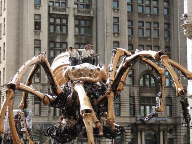 Bradford Telegraph and Argus: Giant mechanical spider 'La Princesse' was one of thousands of cultural events during Liverpool's time as European City of Culture in 2008. Picture: Geograph/Wikimedia Commons