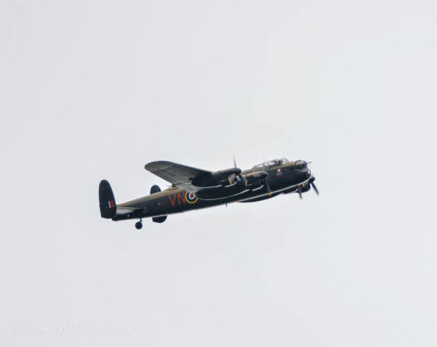 Bradford Telegraph and Argus: Photo via John Astley Photography shows the flyover at Haworth 1940s Weekend 2022.
