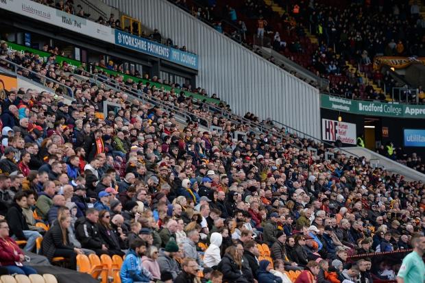 City fans witnessed only six wins at Valley Parade last season - one of the worst records in League Two. Picture: Tom Pearson