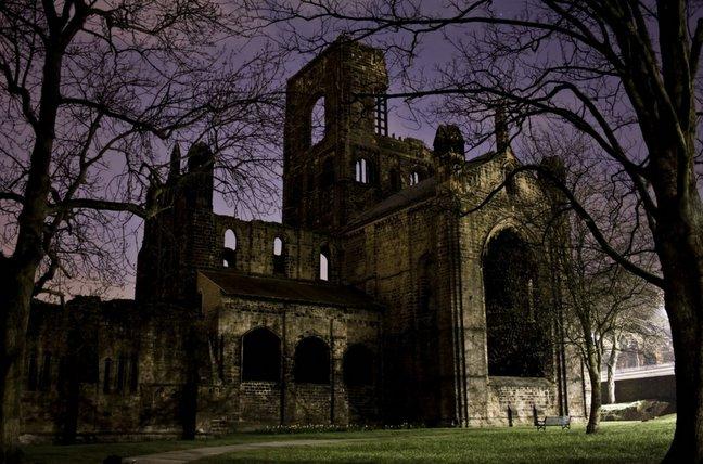 Nocturnal Kirkstall Abbey, taken by Martyn Sutcliffe, of Northlea Avenue, Thackley, Bradford.