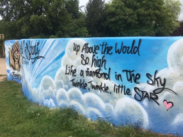 Bradford Telegraph and Argus: A mural has been unveiled in memory of Star in Roberts Park, Saltaire 