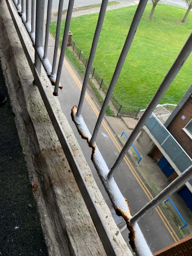Bradford Telegraph and Argus: Issues with safety railings