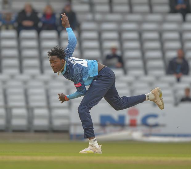 Bradford Telegraph and Argus: Dominic Drakes' three wickets went a long way to seeing Yorkshire to victory.
